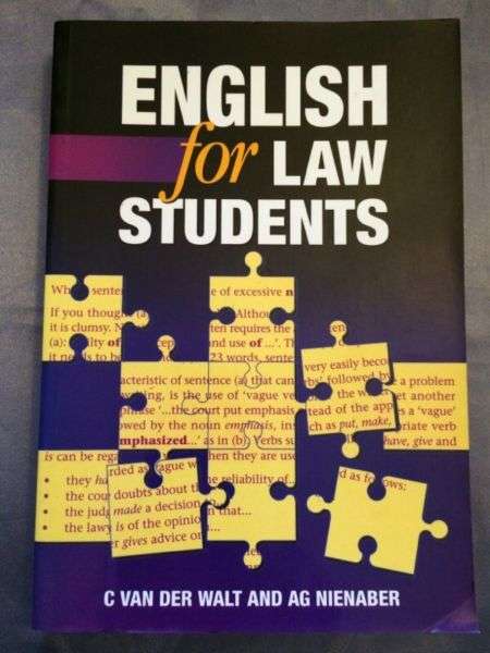 English for Law Students ~Van der Walt & Nienaber