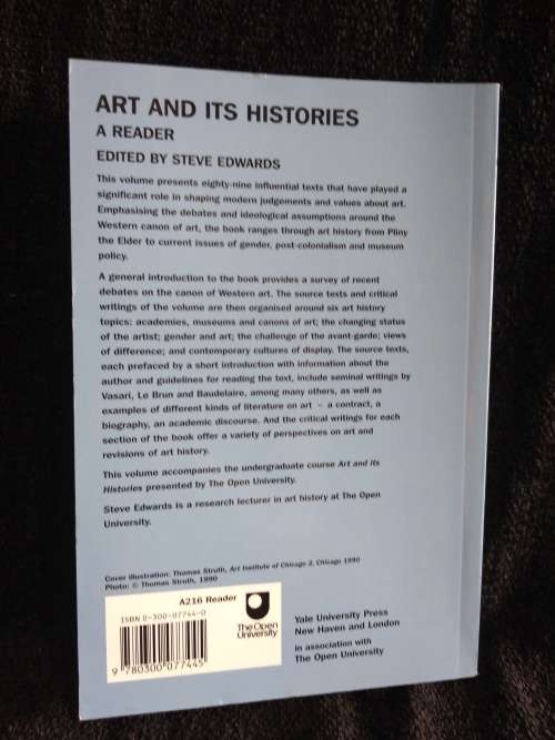 Art and it`s Histories A Reader by Steve Edwards