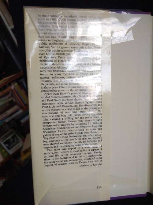 The Memoirs Exhibition of Oliver Brown by Evelyn, Adams and Mackay