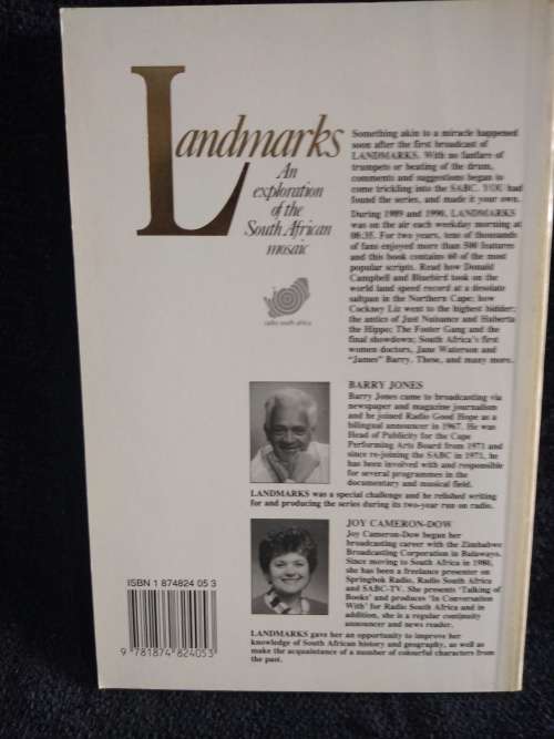 Landmarks by Barry Jones and Joy Cameron-Dow | Radio South Africa 1991