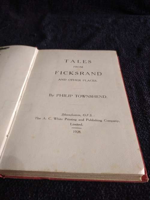 Tales from Ficksrand and Other Places by Philip Townshend | 1928 First Edition