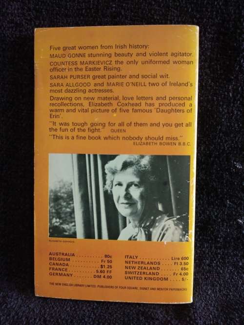 Daughters of Erin by Elizabeth Coxhead | Five Women of The Irish Renascence1968