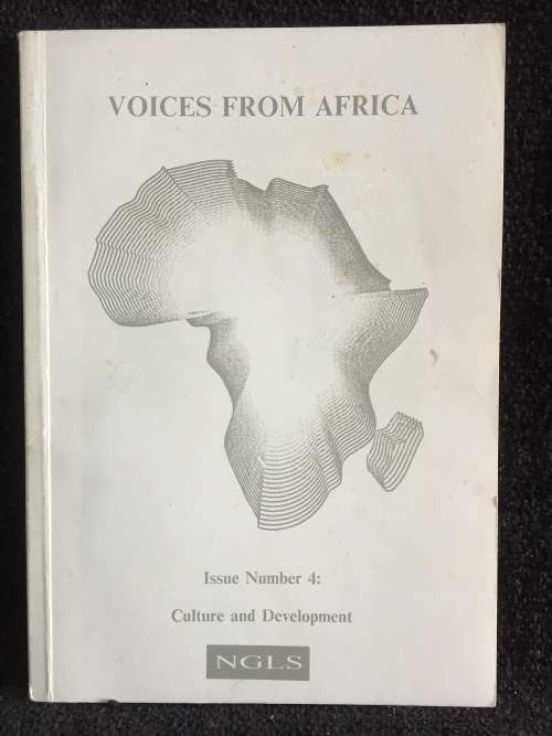 Voices from Africa UN NGLS Publication No 4 Culture and Development