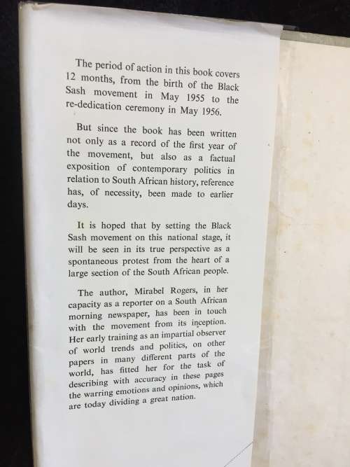 The Black Sash by Mirabel Rogers