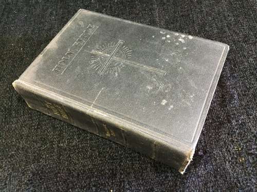Vintage 1957 New Catholic Edition Holy Bible Hardcover Book Old + New Testament