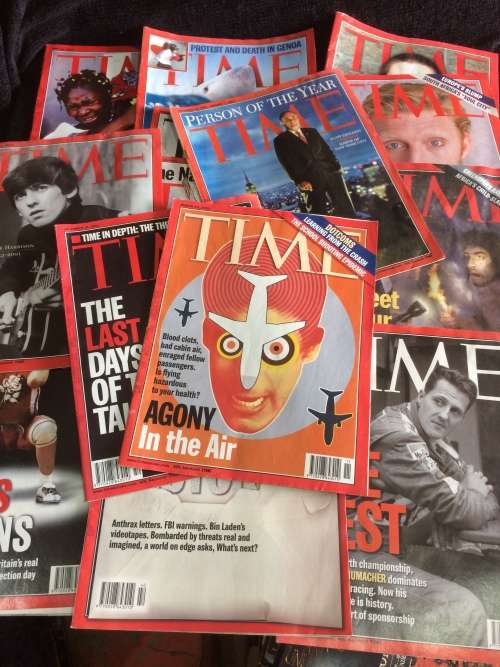 Time Magazine 2001 - 11 Magazines