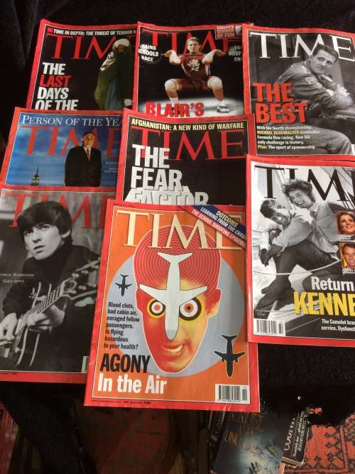 Time Magazine 2001 - 11 Magazines
