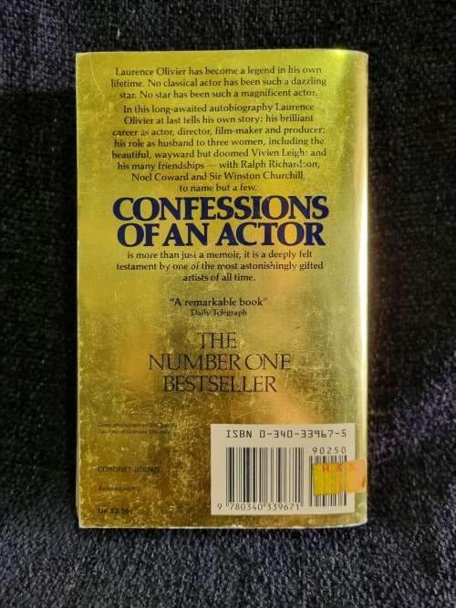 Confessions of an Actor by Laurence Oliver