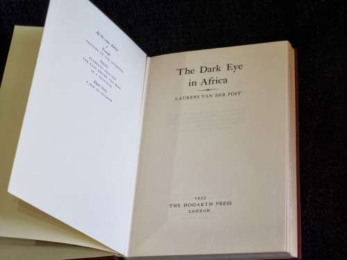 The Dark Eye in Africa by Laurens Van Der Post | 1955