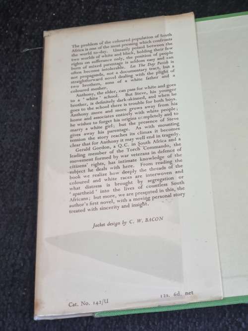 Let the Day Perish by Gerald Gordon | First Edition, 1952
