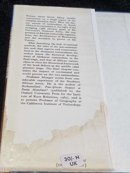 Afrikaner and African Nationalism: South African Parallels and Parameters by Edwin S. Munger