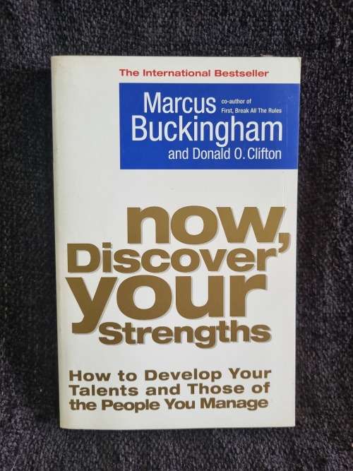 Now , Discover Your Strengths by Marcus Buckingham and Donald O Clifton