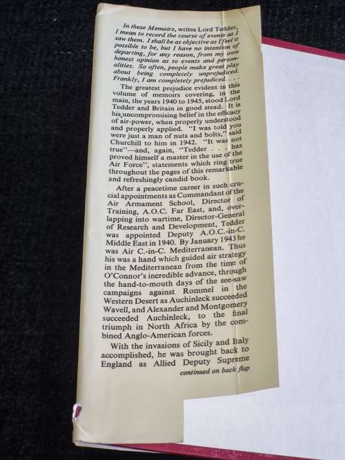 With Prejudice | Marshal of the Royal Air Force by Lord Tedder
