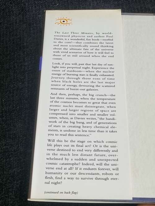 The Last Three Minutes: Conjecture About The Ultimate Fate Of The Universe by Paul C.W. Davies