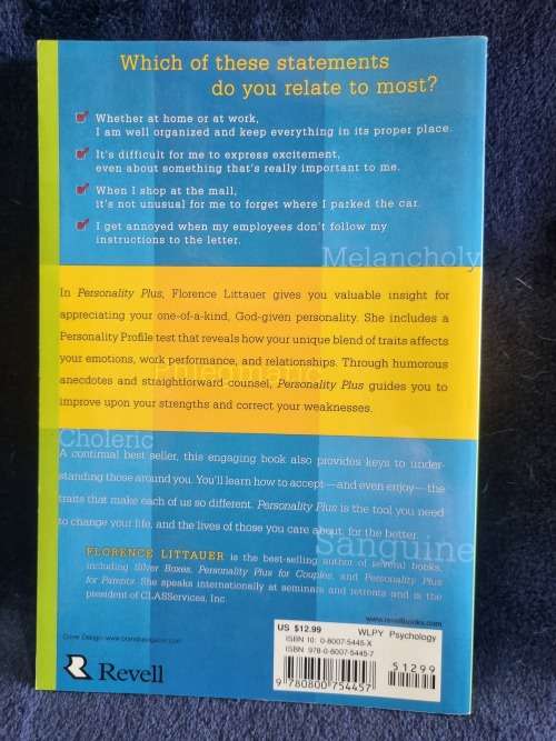 Personality Plus by Florence Littauer
