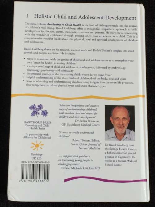 Awakening to Child Health: Nurturing Children`s Well Being by Raoul Goldberg