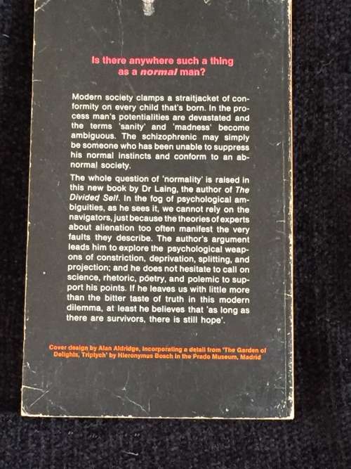 The Politics of Experience and The Bird of Paradise by R.D. Laing