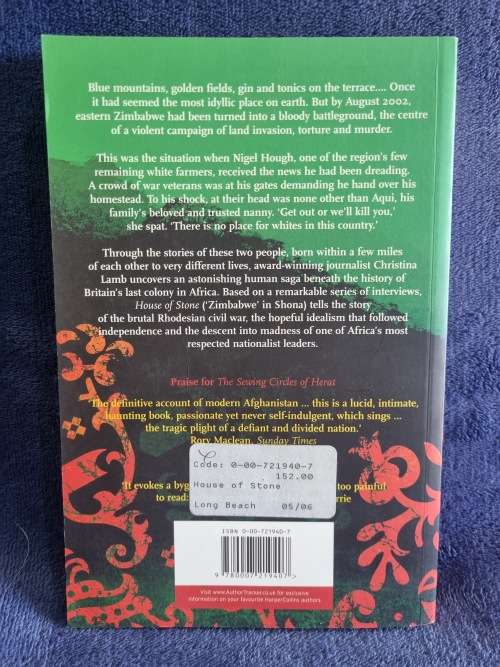 House of Stone by Christina Lamb  | Rhodesiana