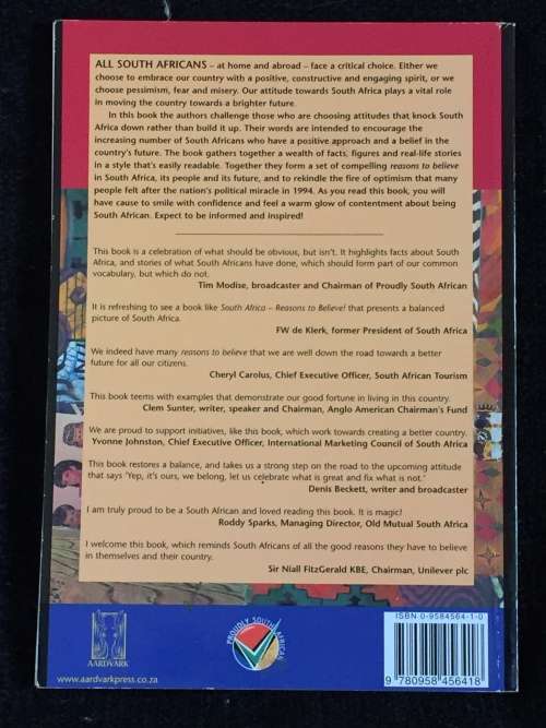 South Africa: Reasons to Believe by Guy Lundy and Wayne Visser