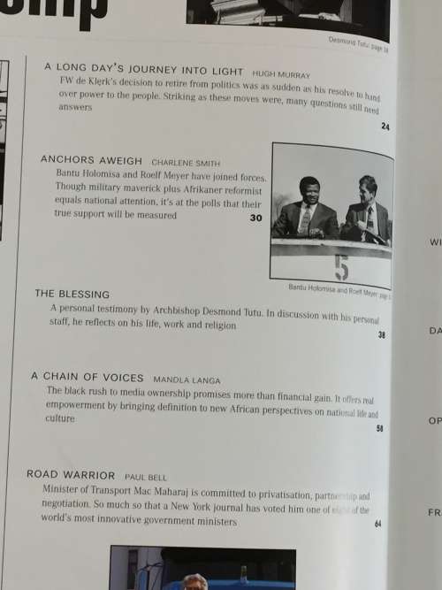 Leadership  1997 Vol Sixteen No 3 | Ken Owen, Francoise Krige, Andre Brink...