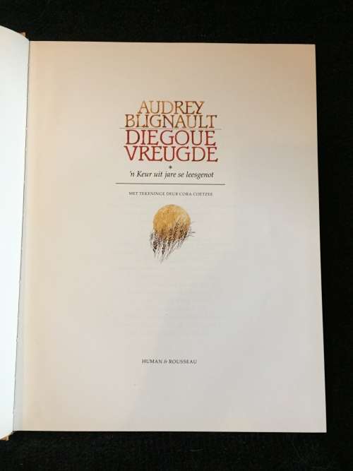 Die Goue Vreugde deur Audrey Blignault