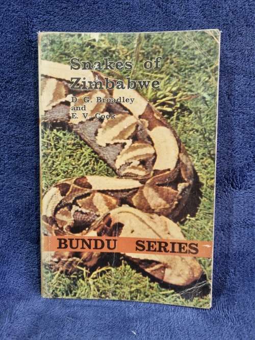 Snakes of Zimbabwe by D G Broadley and E V Cock  | Rhodesiana