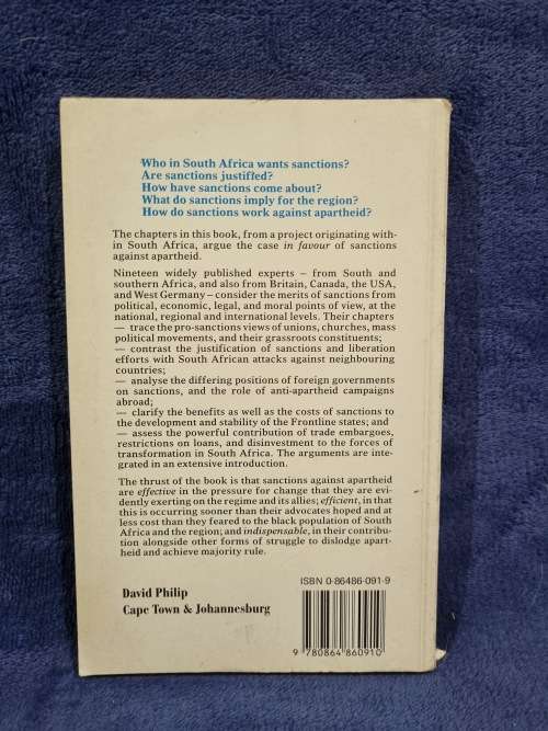 Sanctions Against Apartheid by Mark Orkin of Case