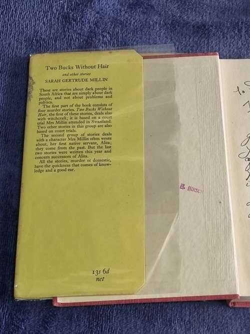 Two Bucks Without Hair and Other Stories by Sarah Gertrude Millin