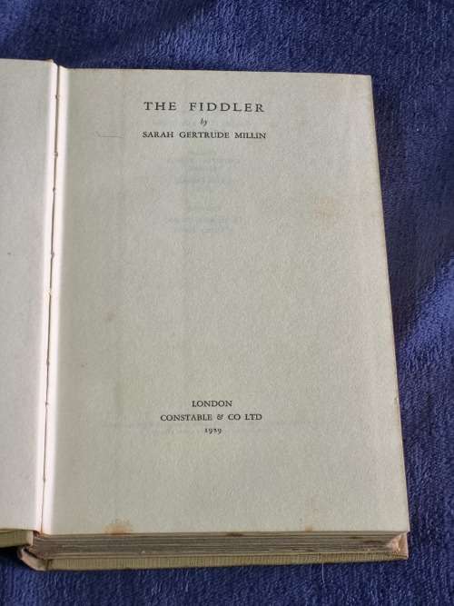The Fiddler by Sarah Gertrude Millin