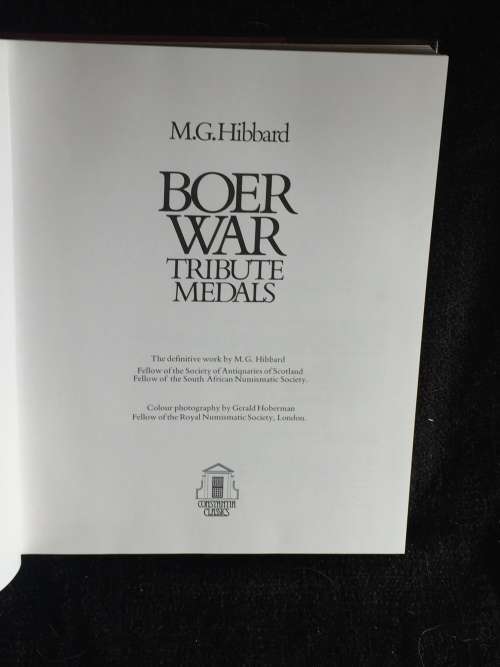 Boer War Tribute Medals by MG Hibbard