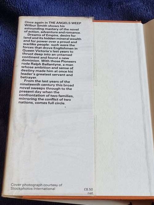 The Angels Weep by Wilbur Smith | First Edition 1982
