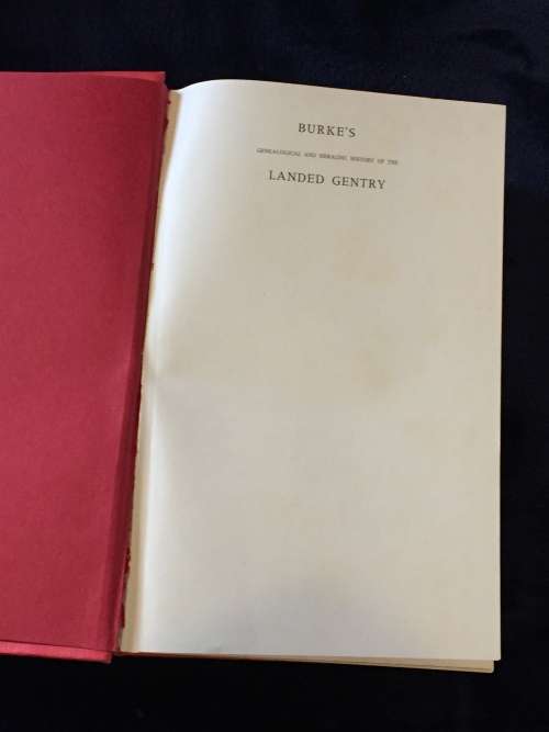 Burke`s Landed Gentry Volume 3