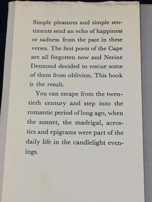 Candlelight Poets of the Cape - Nerine Desmond