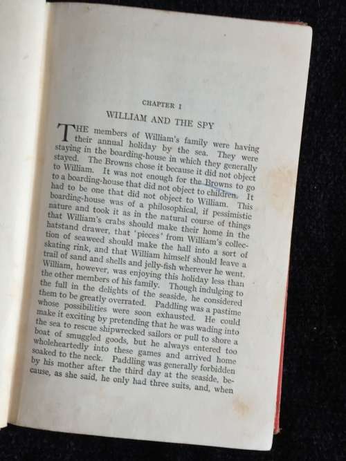 Williams Crowded Hours by Richmal Crompton 1941 | Just William #13