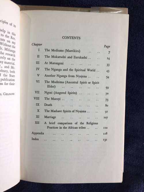 An African`s Religion: The Spirit of Nyajena by M Gelfand | Rhodesiana Case History Karanga People