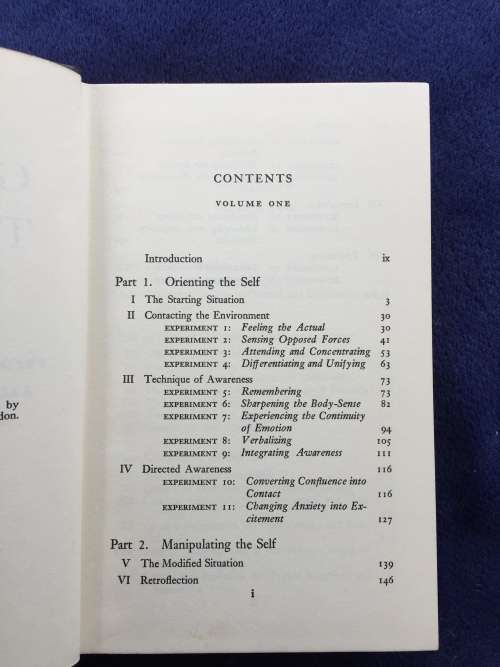 Gestalt Therapy: Excitement and Growth in the Human Personality Frederick Perls 1951