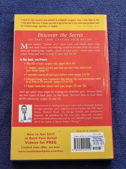 The 7-Day Pain Cure by Jesse Cannone