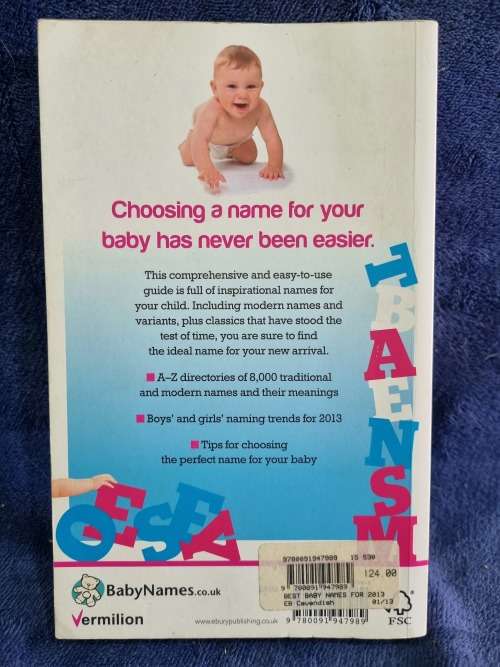 Best Baby Names for 2013 by Siobhan Thomas