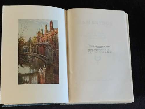 Cambridge by MAR Tuker | First Edition 1907 | 77 colour illustrations by W Matthison