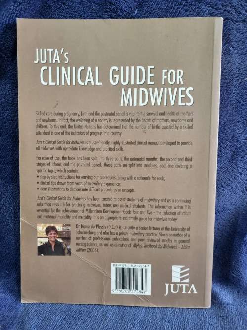 Juta`s Clinical Guide for Midwives by Diana Du Plessis