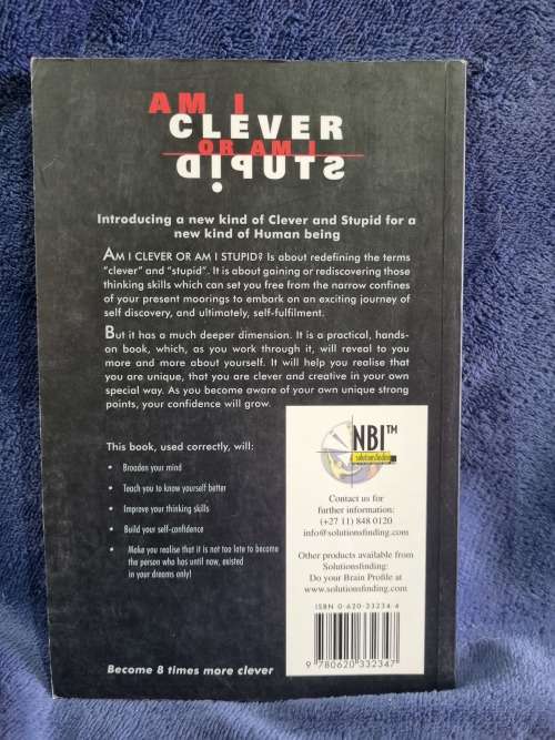 Am I Clever or Am I Stupid by Kobus Neethling