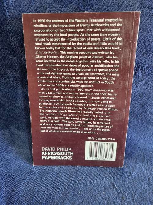 Brief Authority by Charles Hooper