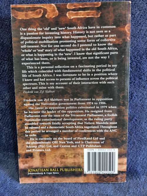 The Other Side of History by Frederik Van Zyl Slabbert