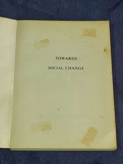 Towards Social Change - Report of the Spro-cas social commission by Peter Randall