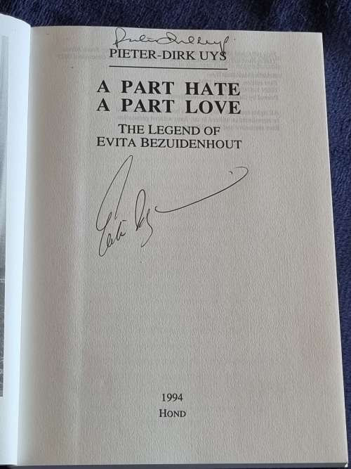 A Part Hate a Part Love by Pieter-Dirk Uys | Legend of Evita Bezuidenhout