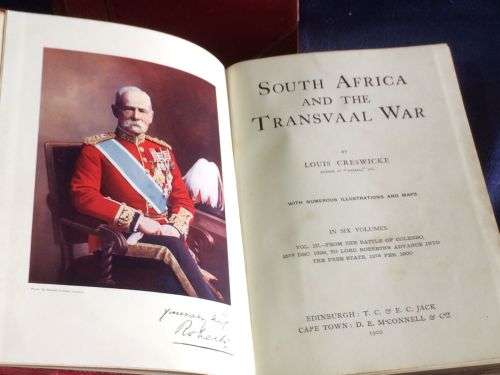 South Africa and the Transvaal War. Volumes 1-7 in 4 books by Louis Creswicke 1900 - 1902