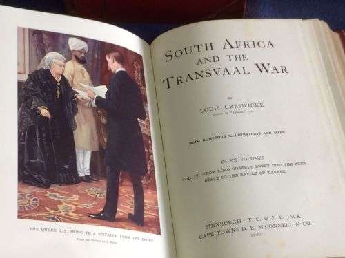 South Africa and the Transvaal War. Volumes 1-7 in 4 books by Louis Creswicke 1900 - 1902