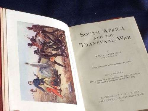 South Africa and the Transvaal War. Volumes 1-7 in 4 books by Louis Creswicke 1900 - 1902