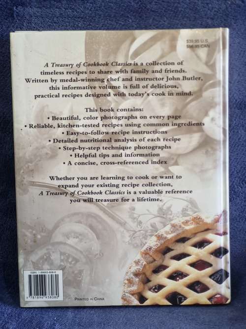 A Treasury of Cookbook Classics by John Butler