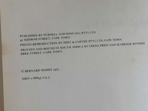 Our South African Army Today by Bernard Marks | First Edition Hard Cover 1977